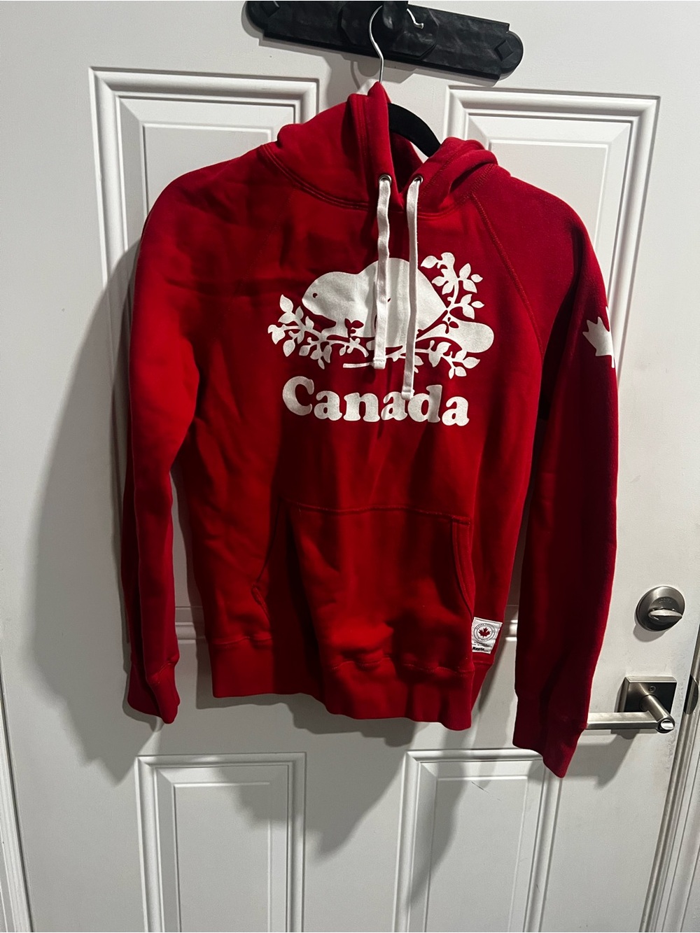 Roots Red Canada Logo hoodie